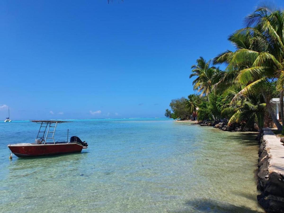 Moorea - Bungalow Chez Papou Afareaitu Ngoại thất bức ảnh